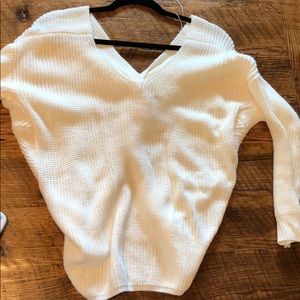 Cream sweater